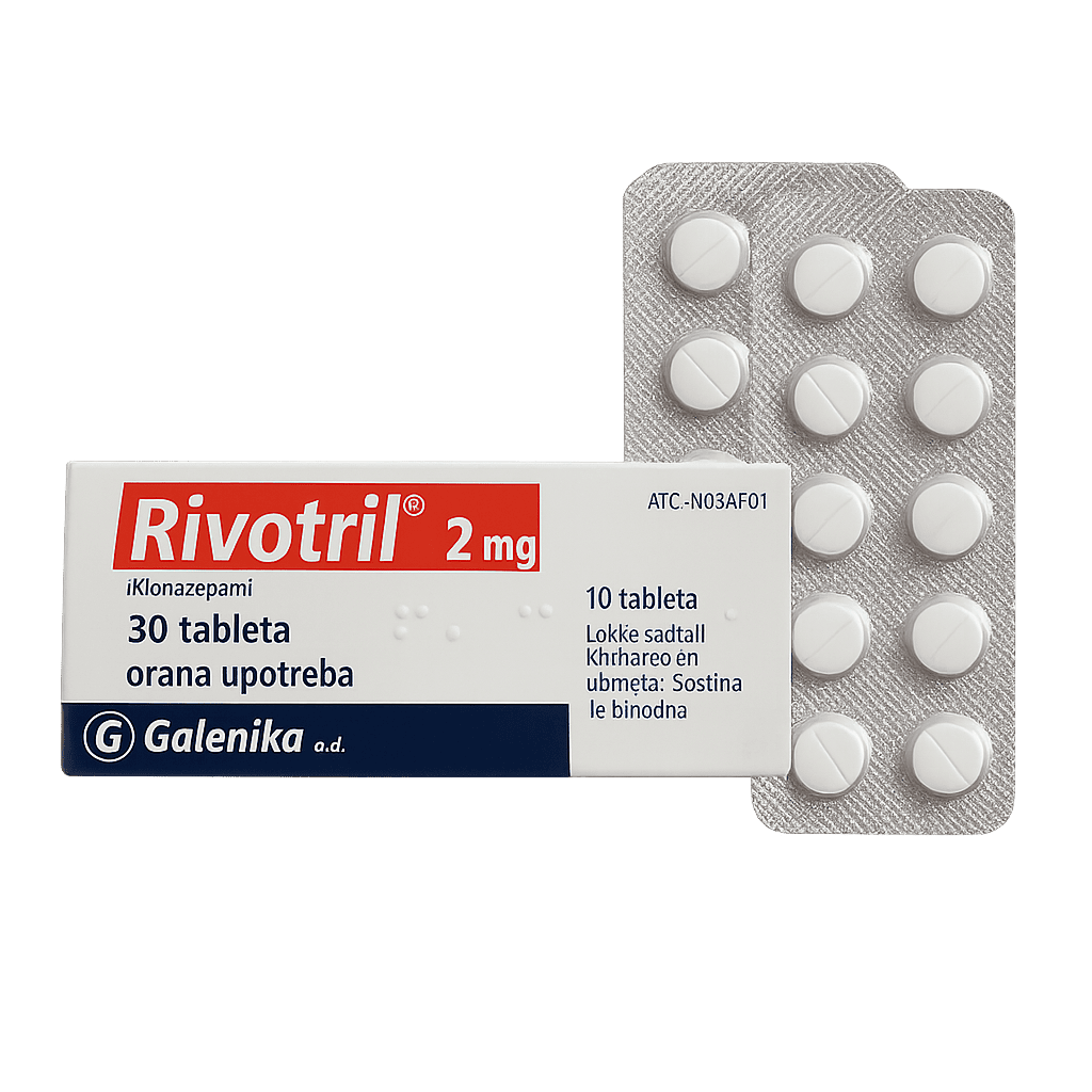 Clonazepam Revotril 2mg