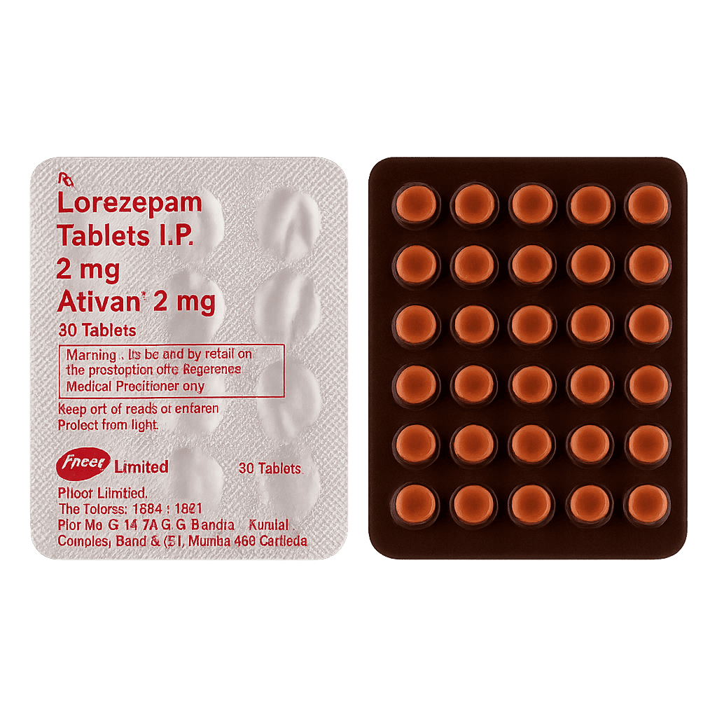 Lorazepam Pfizer 2mg
